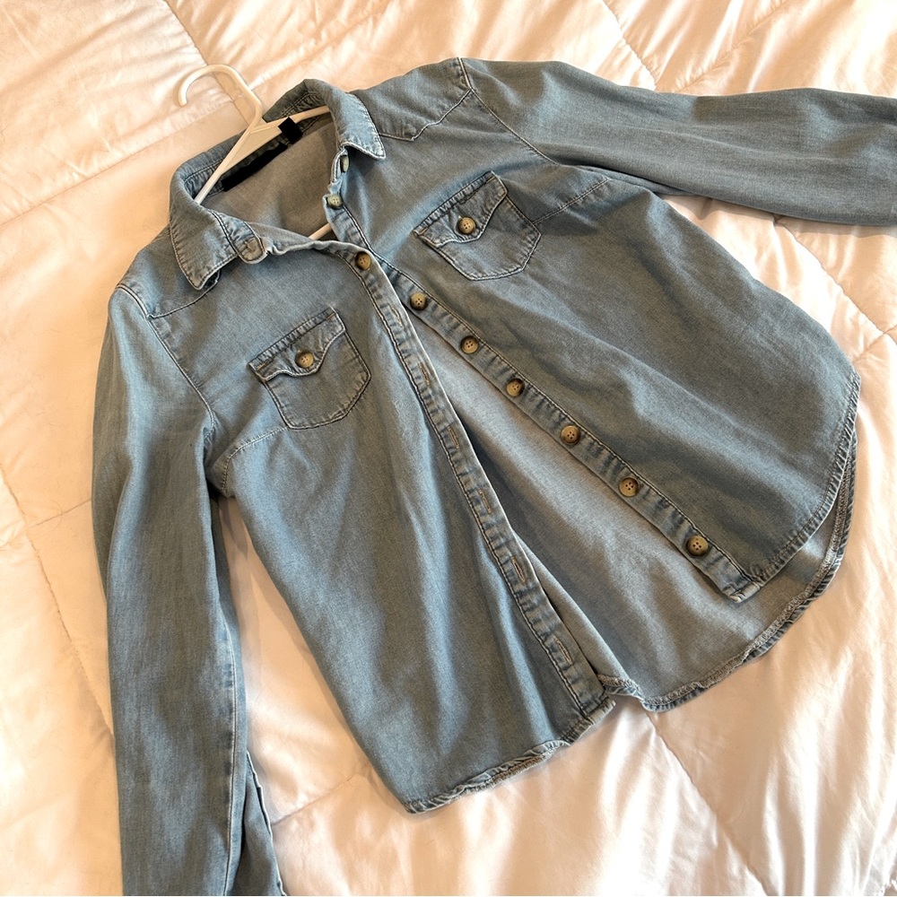 Topshop Petite Button up Shirt